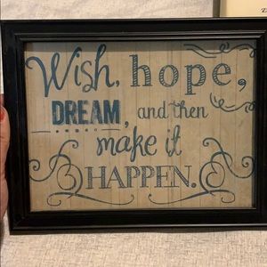 Inspirational wall art